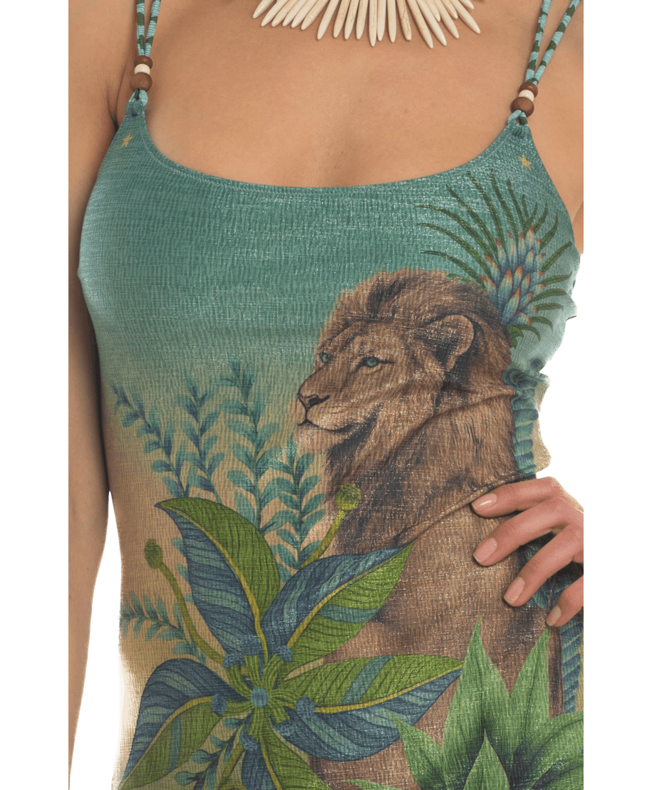 Abito Tubino Lurex Lion King