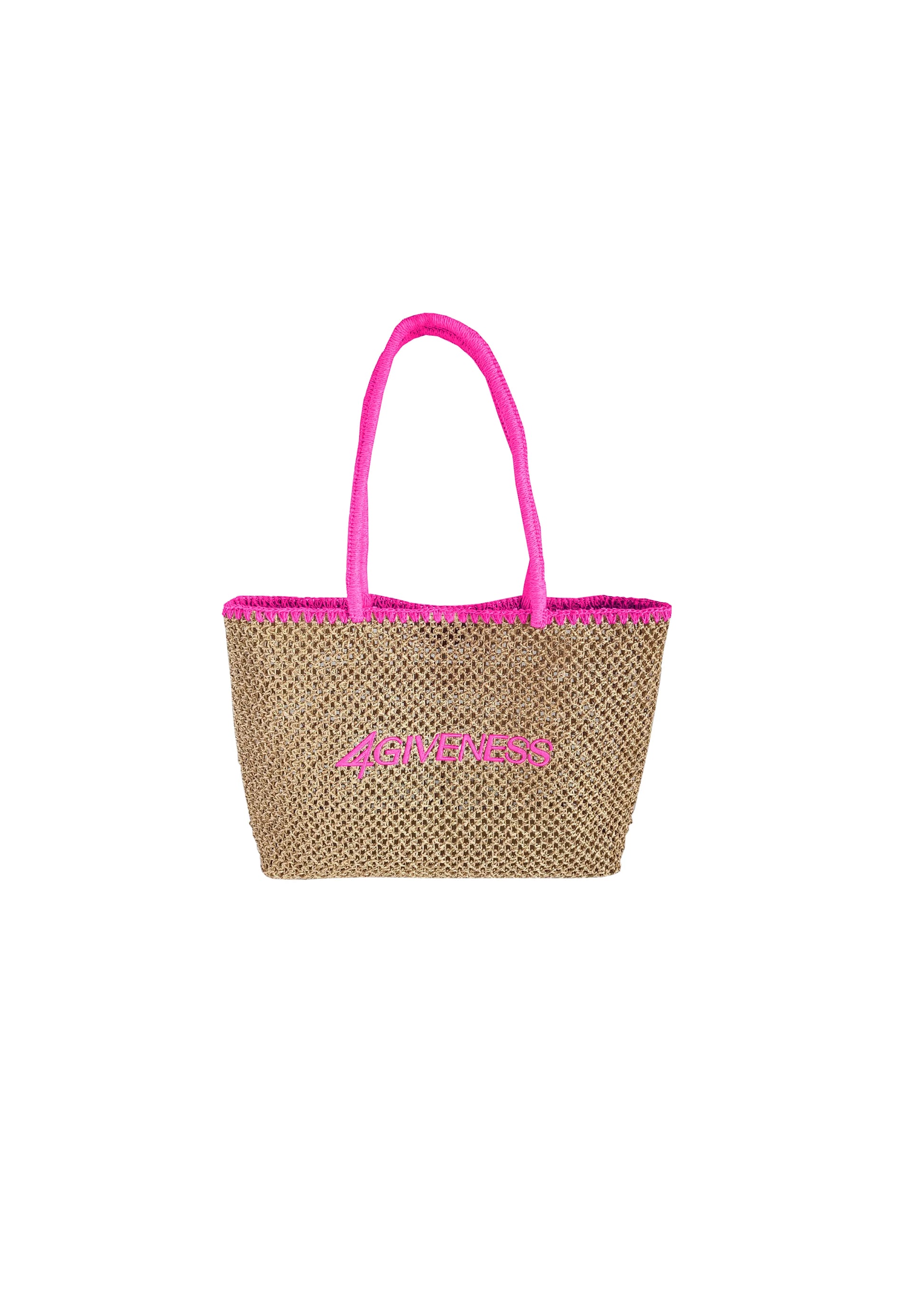 BORSA CARTAPAGLIA RICAMO 4GIVENESS